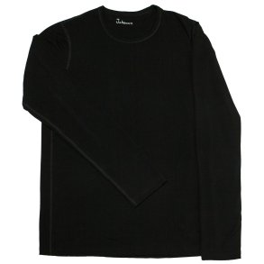 Langrmet bambus T-Shirt , sort