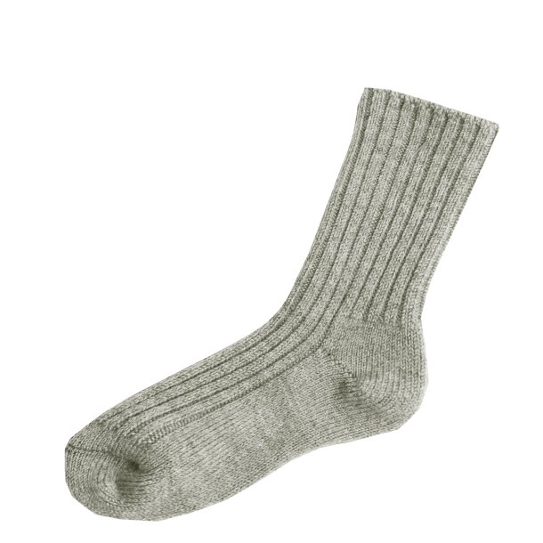 kontrol Mælkehvid eftermiddag Joha | Uld sokker mænd | Farve grå | Køb hos ØkoBambusTøj