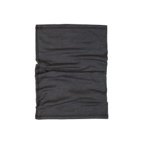 Joha uld og silke halsvarmer, mrk gr