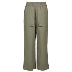 Bukser i poplin, Grn