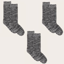 Boody bambus sokker Chunky Bed - 3 pak