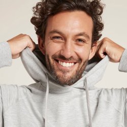 Boody bambus pullover hoodie mnd