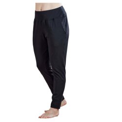 Bambus bukser relaxed, sort