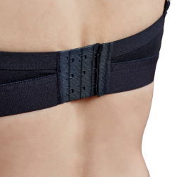 BH uden blonder i bambus og bomuld, sort