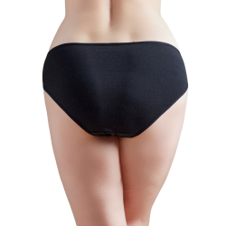 Trusser i bambus, sort